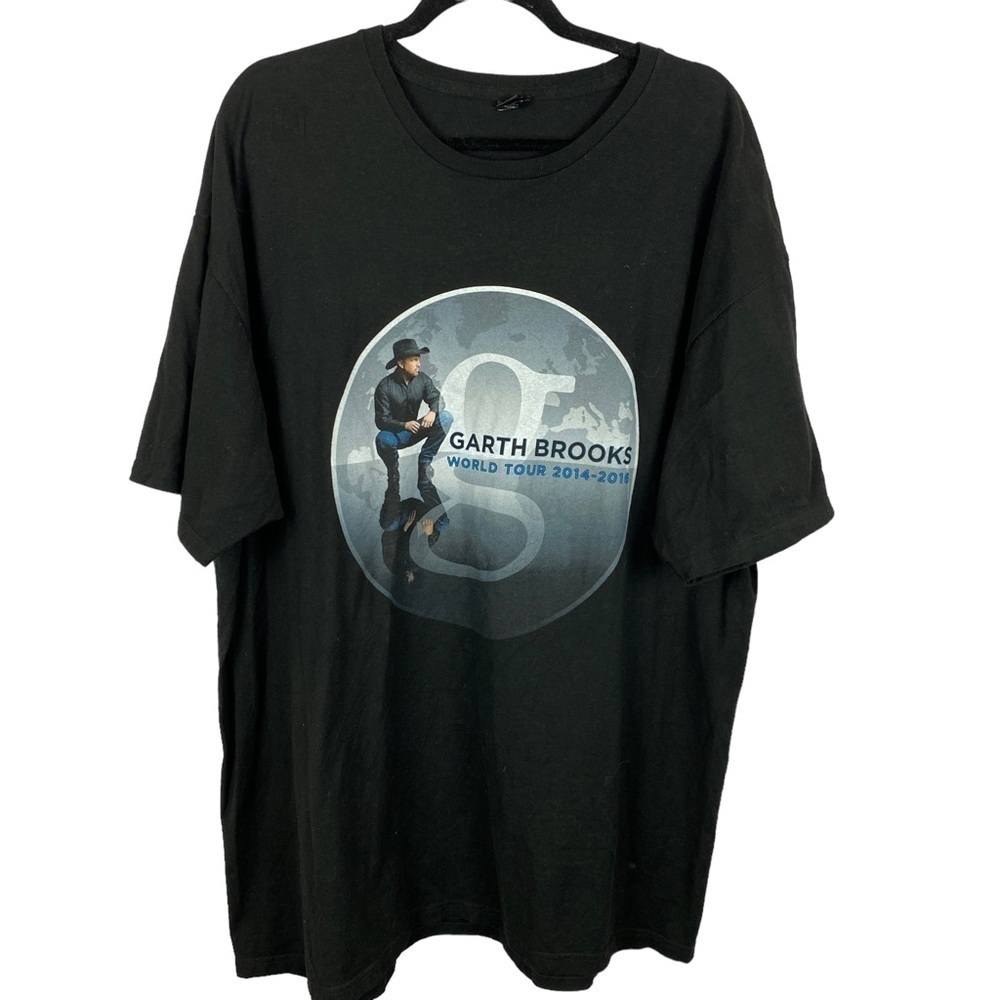 Tultex Garth Brooks 2014-2016 World Tour Concert T-Shirt XXL Black